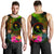 Chuuk Polynesian Personalised Men's Tank Top - Hibiscus and Banana Leaves - Polynesian Pride