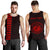 Hawaii Kakau Polynesian Coat Of Arms Personalized Men's Tank Top - Red Red - Polynesian Pride