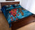 Hawaii Turtle Kanaka Hibiscus Stary Night Quilt Bed Set - Polynesian Pride