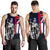 Hawaii King Flag Polynesian Men's Tank Top - Blue Blue - Polynesian Pride