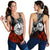 Tahiti Polynesian Women's Racerback Tank - Vintage Polynesian Turtle - Polynesian Pride