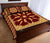Hawaiian Quilt Pattern Palm Tree Wings Quilt Bed Set - Polynesian Pride