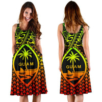 Polynesian Guam Women's Dress - Reggae Vintage Polynesian Patterns - Polynesian Pride