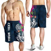 American Samoa Custom Personalised Men's Shorts - Summer Vibes - Polynesian Pride