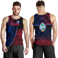 Guam Rugby Men Tank Top Impressive Version - Polynesian Pride