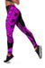 Tokelau Women Leggings Polynesian Pattern Pink - Polynesian Pride