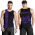 Hawaii Kakau Polynesian Anchor Men's Tank Top - Purple Purple - Polynesian Pride