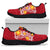 Hawaii Polynesian Hibiscus Sneakers - JVT Style - Red - Polynesian Pride