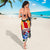 Tahiti Sarong White - Turtle Plumeria Banana Leaf - Polynesian Pride