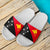 Papua New Guinea Sandals - Flag Of Papua New Guinea White - Polynesian Pride