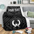 Pohnpei Personalised Premium Blanket - Pohnpei Seal With Polynesian Tattoo Style ( Black) - Polynesian Pride