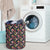 Tropical Hibiscus, Strelitzia Palm Leaves Hawaii Laundry Basket - Polynesian Pride