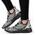 American Samoa Polynesian Tattoo Mesh Knit Sneakers White - Polynesian Pride