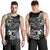Guam Polynesian Men's Tank Top - White Shark Polynesian Tattoo - Polynesian Pride