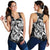 Polynesian Hawaii Women's Racerback Tank - Kanaka Maoli White Turtle - Polynesian Pride
