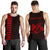 Hawaii Kakau Polynesian Anchor Personalized Men's Tank Top - Red Red - Polynesian Pride