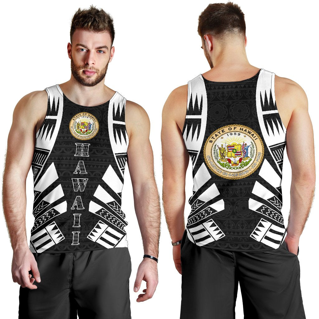 Hawaii Men Tank Top - Polynesian Tattoo Black - Polynesian Pride