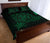 Rays Hawaii Map Polynesian Quilt Bed Set - Green - Polynesian Pride