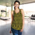 Polynesian Lauhala Mix Yellow Women's Racerback Tank Top - Polynesian Pride