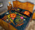 Polynesian Hawaii Quilt Bed Set - Legend of Samoa (Blue) - Polynesian Pride