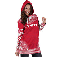 Tahiti Women's Hoodie Dress - Polynesian Flag Chief - Polynesian Pride