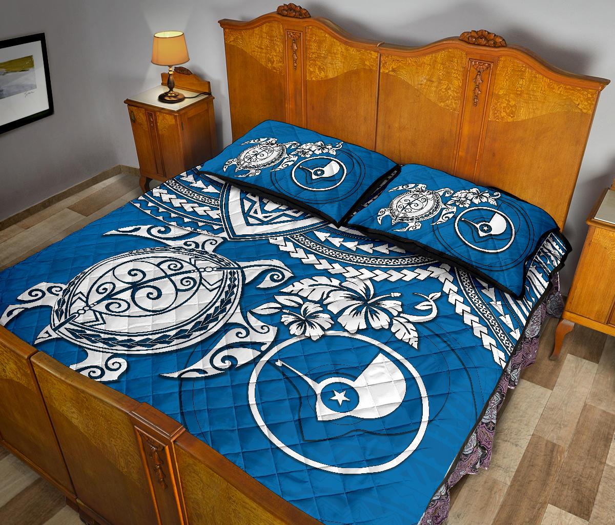 Yap Polynesian Quilt Bed Set - Polynesian Turtle - Polynesian Pride