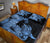 Hawaii Turtle Quilt Bed Set Polynesian Hibiscus Art Blue AH - Polynesian Pride