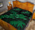 Hawaii Turtle Plumeria Coconut Tree Polynesian Quilt Bed Set - Green - Polynesian Pride