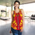 Papua New Guinea Women Racerback Tank - Polynesian Tattoo Flag - Polynesian Pride
