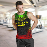 Kanaka Maoli Men's Tank Top - Polynesian Chief Reggae Version - Polynesian Pride