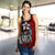 Polynesian Hawaii Women Racerback Tank Red - Turtle with Hook - Polynesian Pride