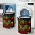 Papua New Guinea Laundry Basket - Polynesian Turtle Hibiscus Reggae - Polynesian Pride