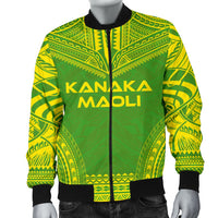 Kanaka Maoli Flag Polynesian Chief Men's Bomber Jacket - Polynesian Pride