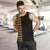 Hawaii Kakau Polynesian Hammerhead Shark Personalized Men's Tank Top - Gold - Polynesian Pride