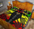 Vanuatu Quilt Bed Set - Vanuatu Coat Of Arms Reggae Tattoo Style - Polynesian Pride