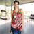 Polynesian Hawaii Women's Racerback Tank - Summer Plumeria (Red) Red - Polynesian Pride