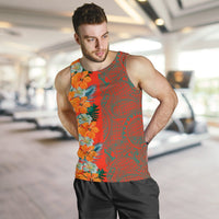 Tropical Polynesian - Hawaiian Men's Tank Top - Haka Style - Polynesian Pride