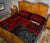 Tahiti Quilt Bed Set - Tahiti Seal In Heartbeat Patterns Style (Red) - Polynesian Pride