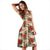 Hawaii Hibiscus Vintage Midi Dress - Polynesian Pride