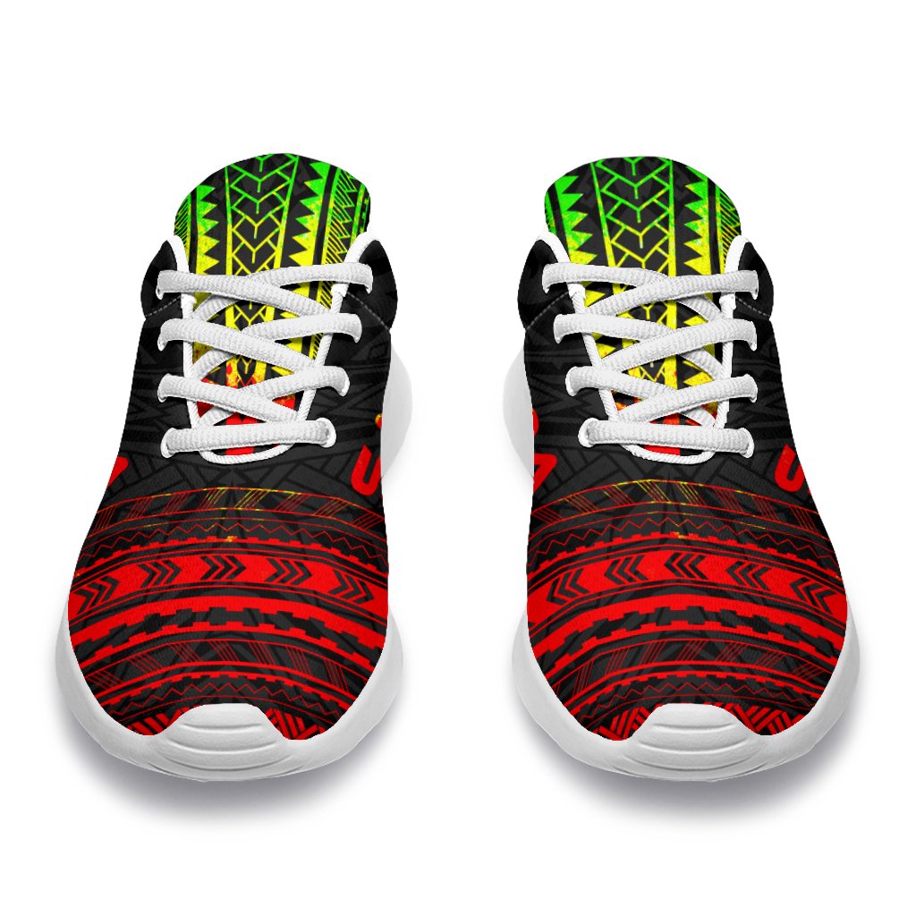 Samoa Sporty Sneakers - Polynesian Chief Reggae Version - Polynesian Pride
