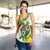 Polynesian Hawaii Women's Racerback Tank Turtle Colorful - Polynesian Pride