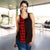 Hawaii Kakau Polynesian Coat Of Arms Women's Racerback Tank - Red - Polynesian Pride