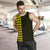 Hawaii Kakau Polynesian Anchor Map Men's Tank Top - Yellow - Polynesian Pride