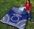 Cook Islands Premium Quilt - Cook Islands Flag Polynesian Chief Blue Version - Polynesian Pride