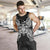 Hawaii Turtle Polynesian Men Tank Top Map Black - Polynesian Pride