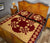 Hawaiian Quilt Pattern Palm Tree Girl Quilt Bed Set - Polynesian Pride