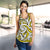 Polynesian Maori Ethnic Ornament Yellow Women's Racerback Tank Top - Polynesian Pride