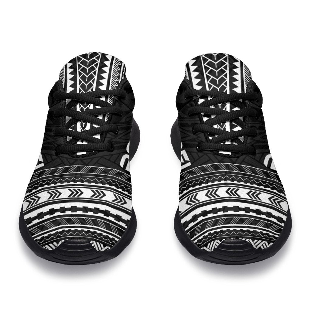 Pohnpei Sporty Sneakers - Polynesian Chief Black Version - Polynesian Pride