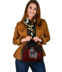 Yap Micronesia Shoulder Handbag Red - Turtle With Hook - Polynesian Pride