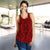 Polynesian Kakau Turtle Red Women's Racerback Tank Top - Polynesian Pride